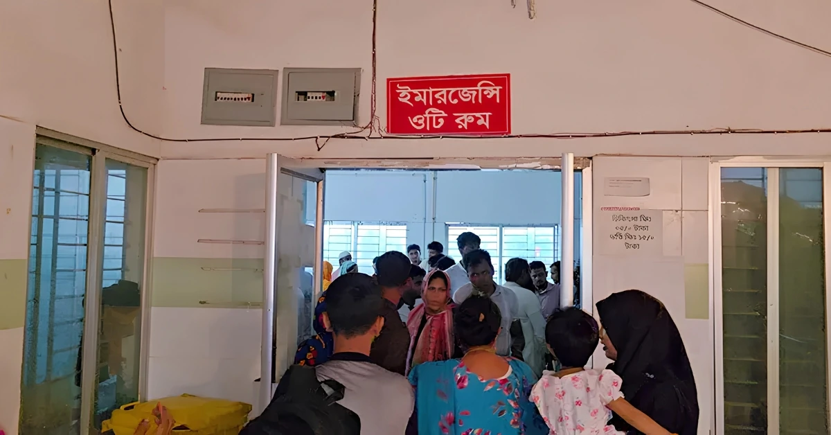 বজ্রপাতের শব্দে অসুস্থ শিক্ষার্থী