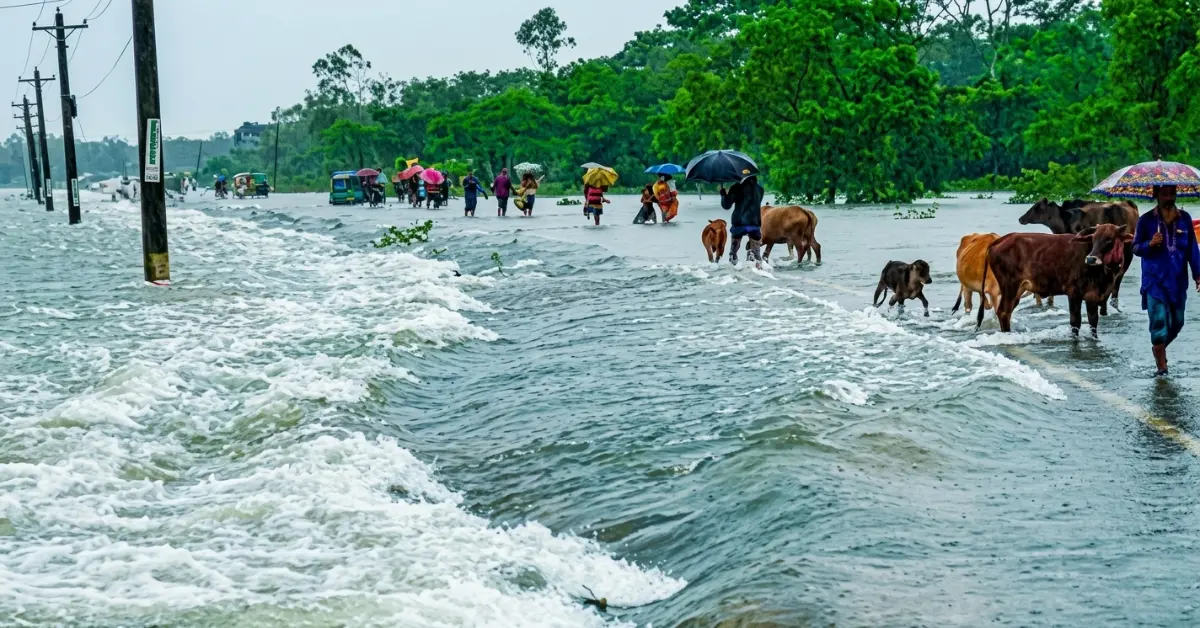 উত্তর-পূর্বাঞ্চলে বন্যার শঙ্কা