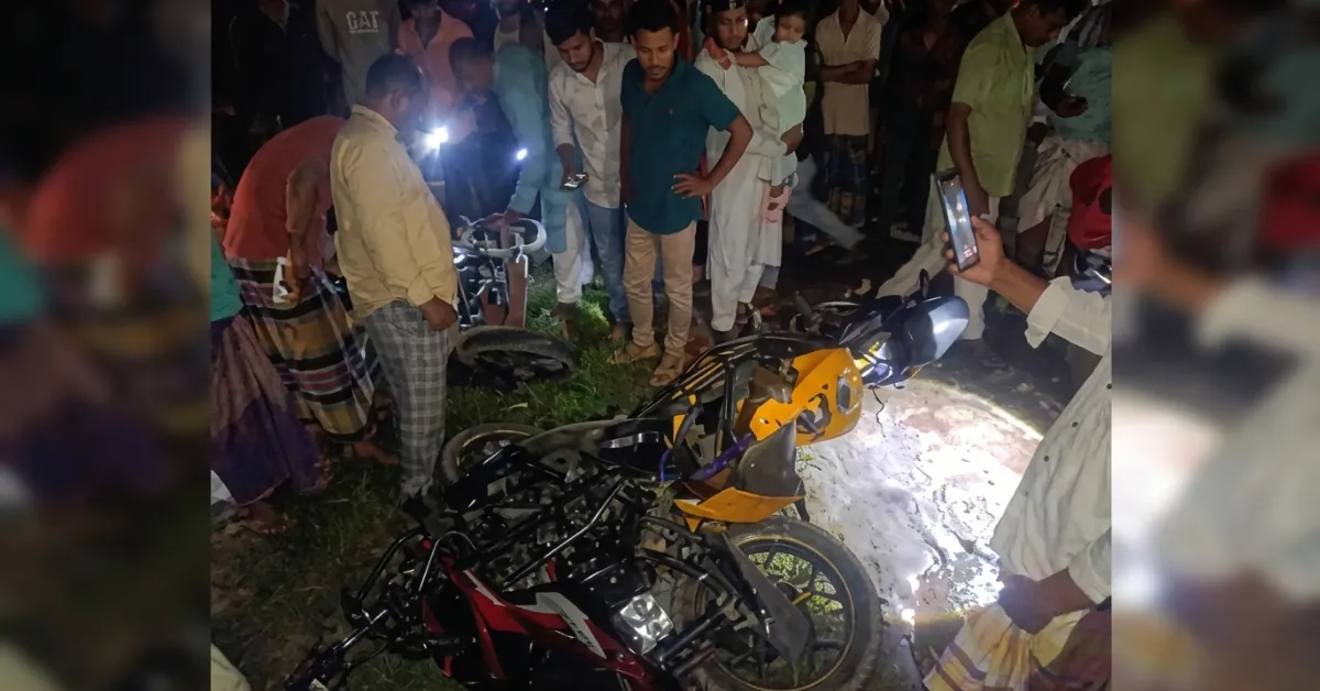 বগুড়ায় দুই মোটরসাইকেলের সংঘর্ষে নিহত ৩