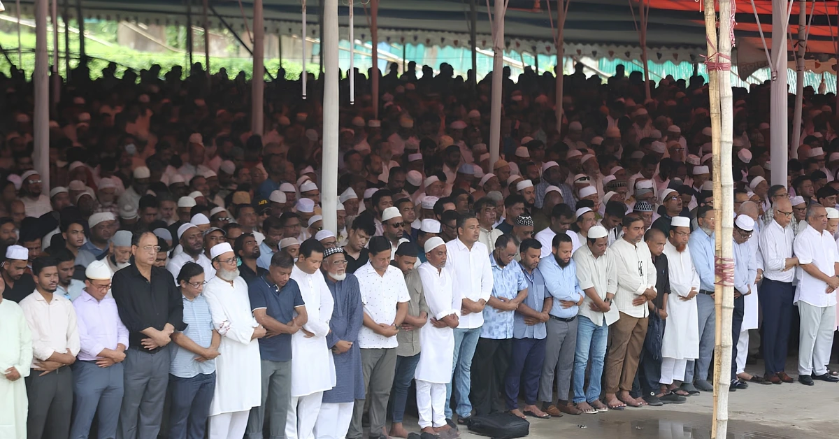 মোশাররফ হোসেনের জানাজা