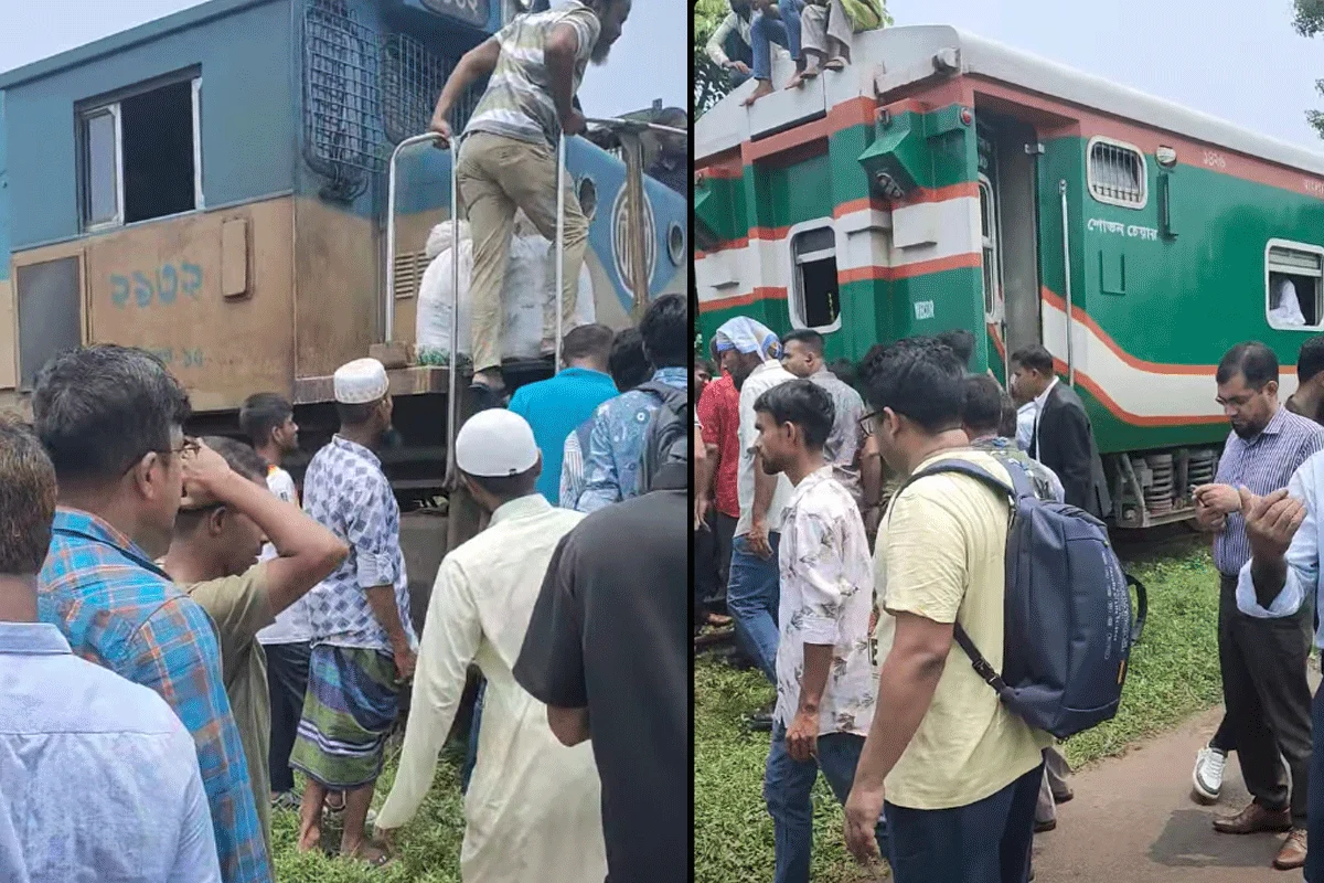 রেল চলাচল স্বাভাবিক করার চেষ্টা