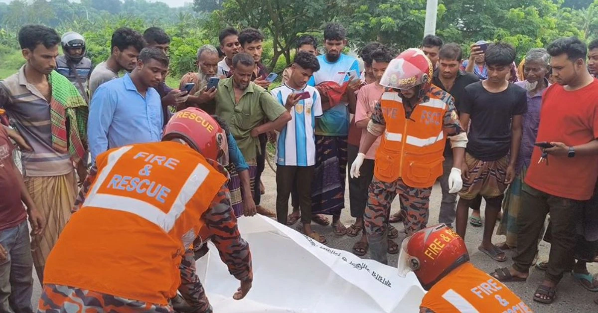 শৈলকূপায় বাস চাপায় মৃত্যু এর তদন্তে হাইওয়ে পুলিশ প্রশাসন