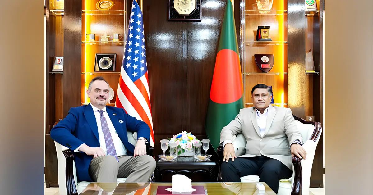 প্রতিরক্ষা উপদেষ্টা মার্কিন রাষ্ট্রদূত সাক্ষাৎ