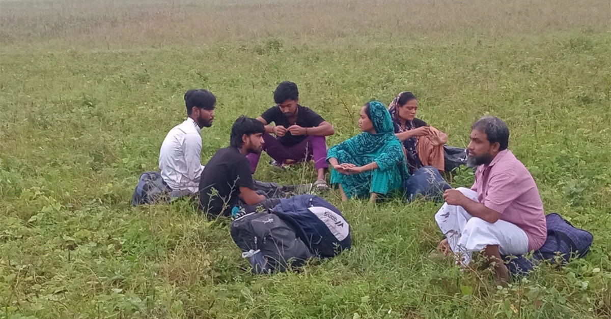 মহেশপুর সীমান্তে বিজিবির টহল
