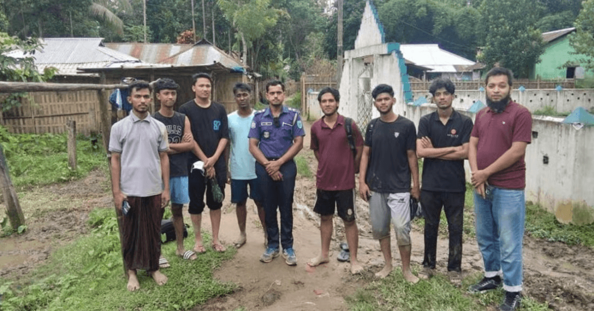 হামহাম জলপ্রপাতে আহত শিক্ষার্থী দুর্ঘটনার পাহাড়ি পথ