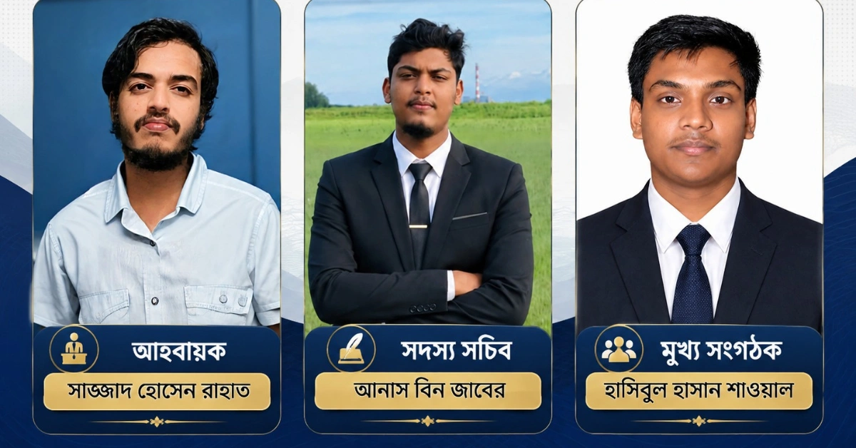জাতীয় ছাত্রশক্তি চন্দনাইশ ও সাতকানিয়া (আংশিক) উপজেলার ৭ সদস্যের আহ্বায়ক কমিটির নেতৃত্বে সাজ্জাদ হোসেন রাহাত, আনাস বিন জাবের ও হাসিবুল হাসান শাওয়াল