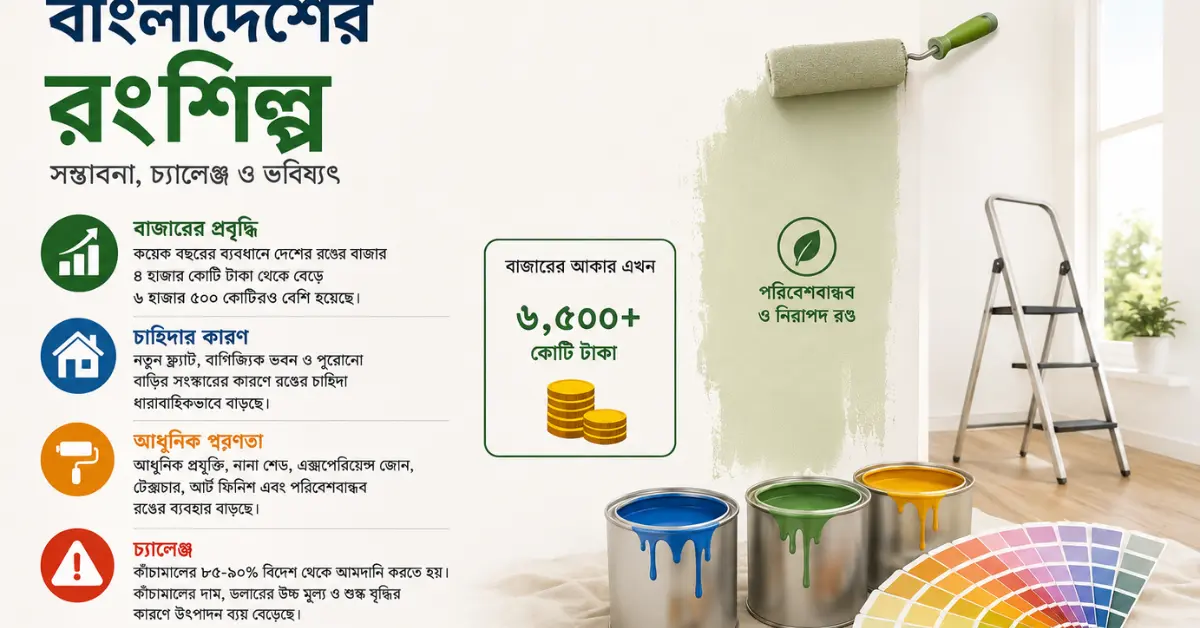 দেশের রংশিল্পে নতুন সম্ভাবনাদেশের রংশিল্প