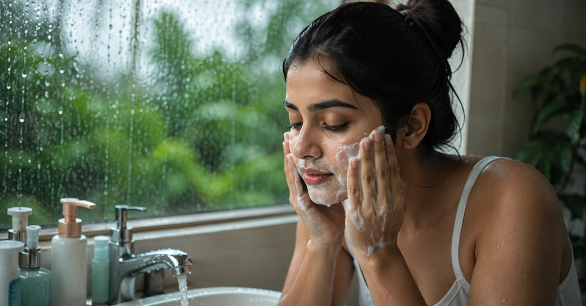 বর্ষায়-ফেসওয়াশ-ত্বকের-যত্ন