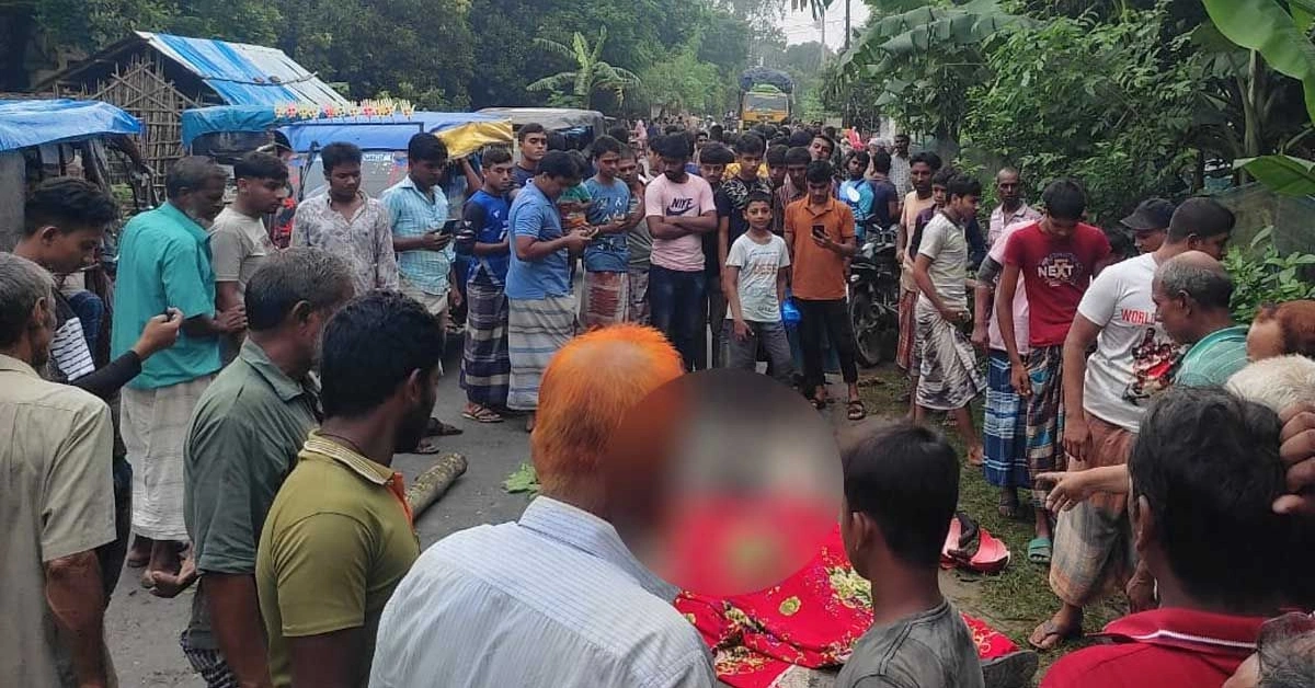 ট্রাক মোটরসাইকেল সংঘর্ষ চাঁপাইনবাবগঞ্জ