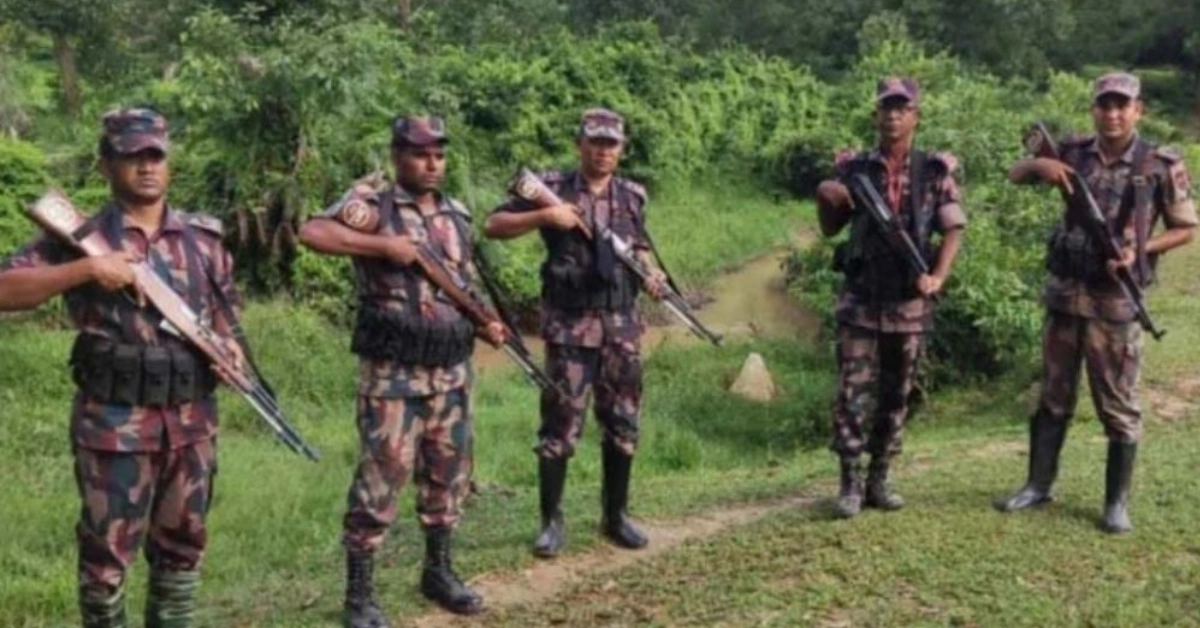 তলুইগাছা সীমান্তে বিজিবির অভিযান