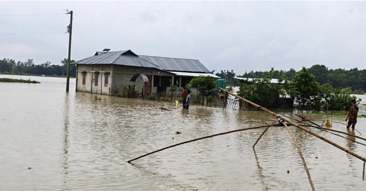 হবিগঞ্জে বন্যায় প্লাবিত ২৫ গ্রাম