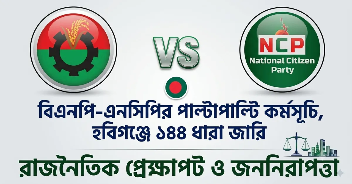 হবিগঞ্জে ১৪৪ ধারা জারি