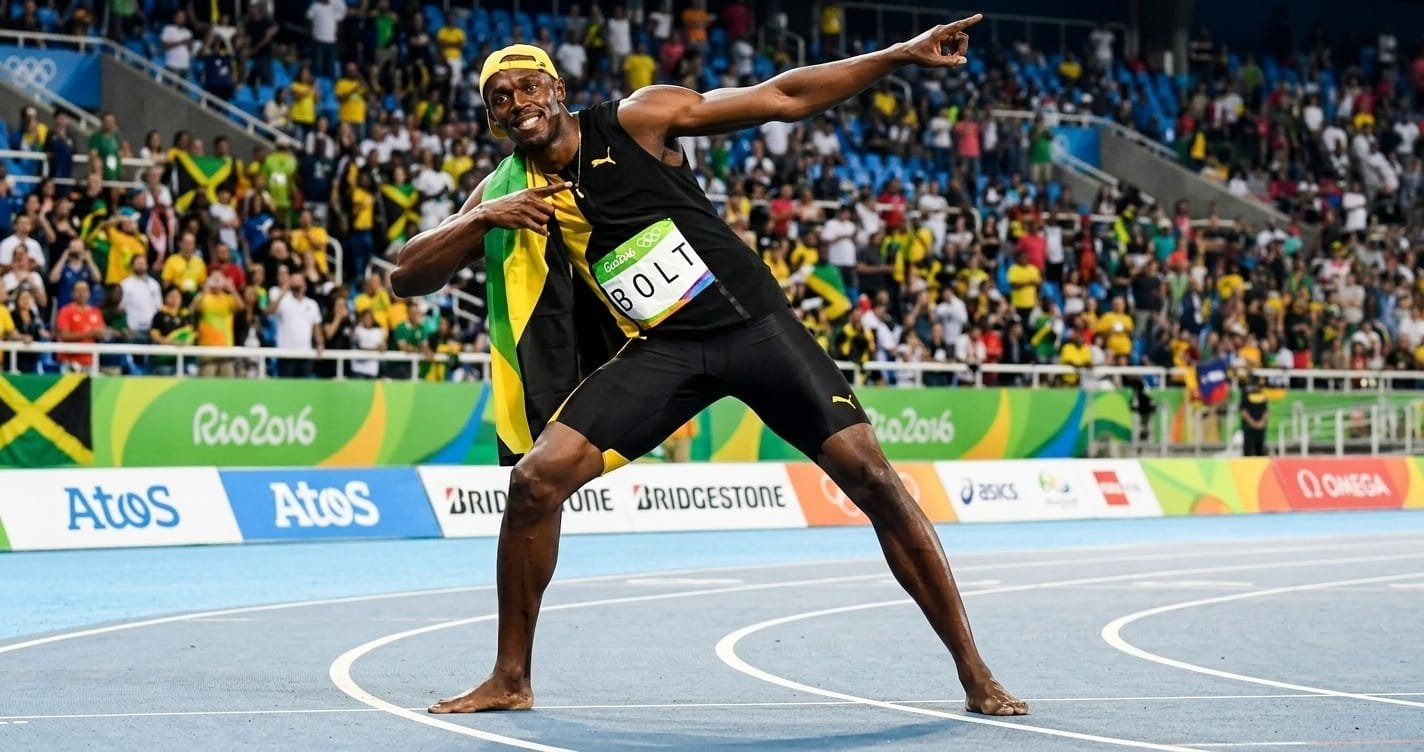 উসাইন বোল্ট বেইজিং অলিম্পিকে ১০০ মিটার দৌড়ে