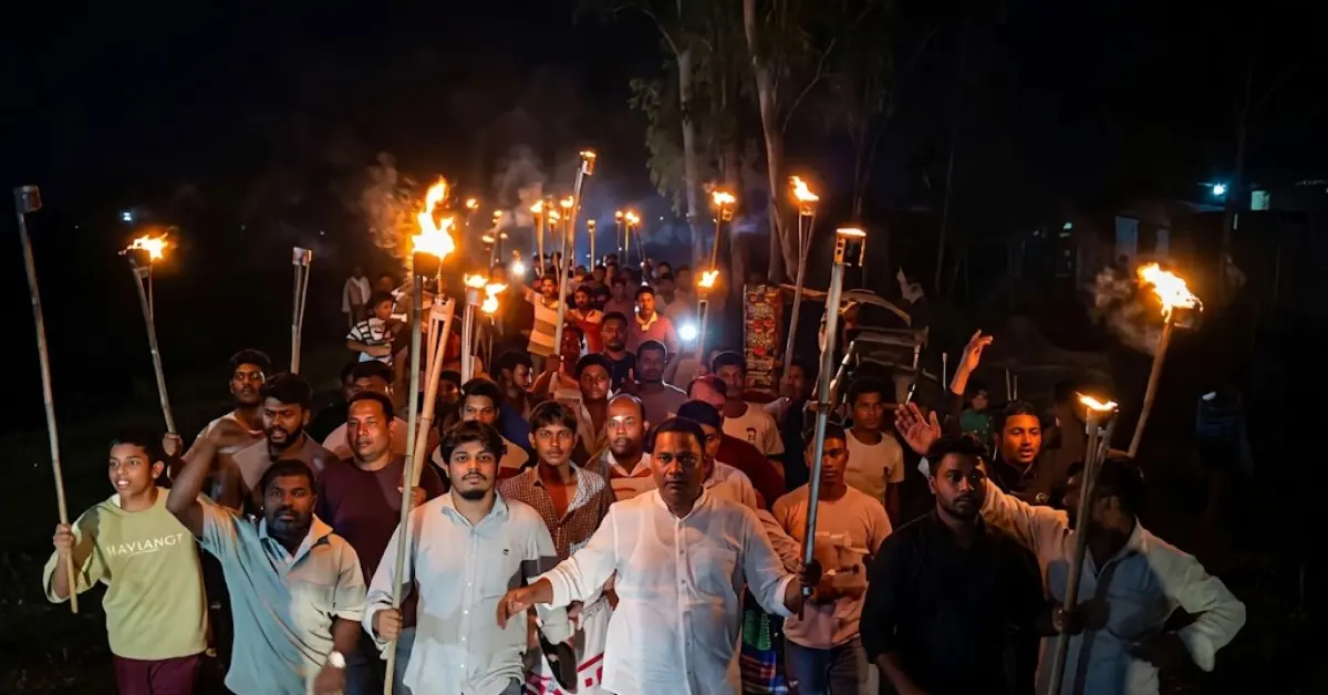 আওয়ামী লীগের মশালমিছিল
