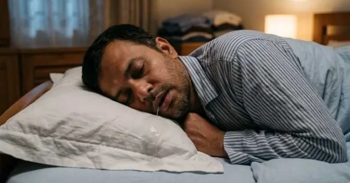 ঘুমের মধ্যে লালা পড়া কারণ