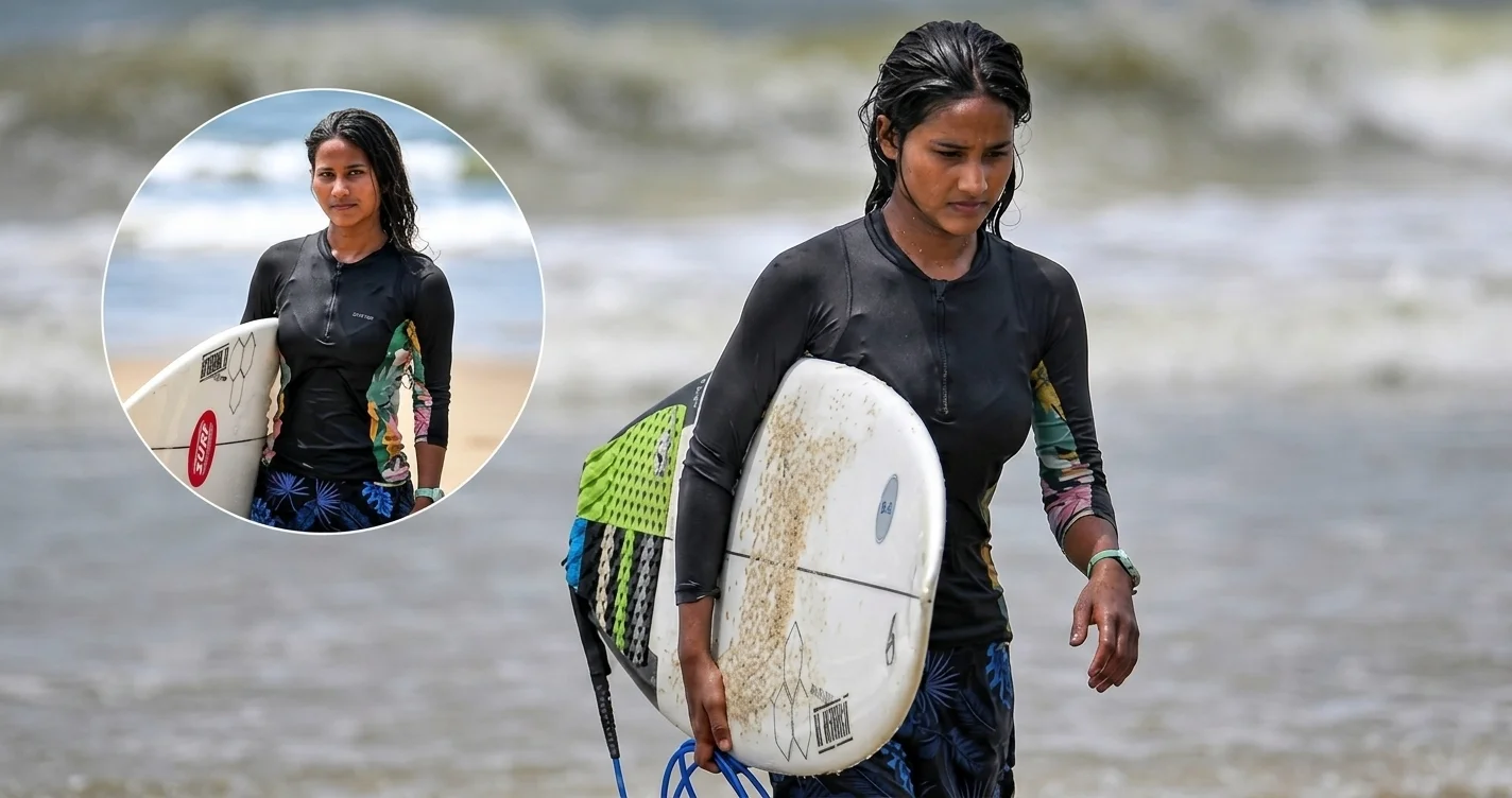 ফাতেমা আক্তার বাংলাদেশের প্রথম নারী সার্ফার