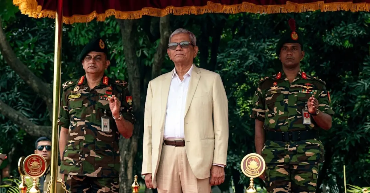 বঙ্গভবনে রাষ্ট্রপতি মির্জা ফখরুল