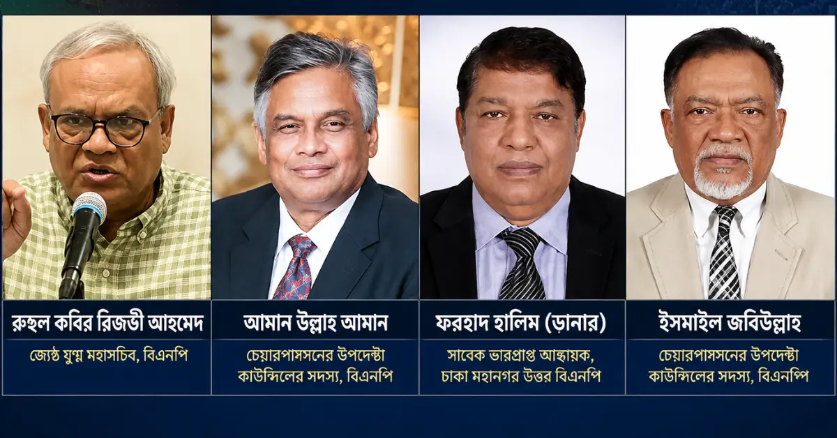 বিএনপি স্থায়ী কমিটিতে নতুন চার নেতা
