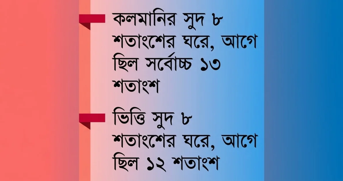 ব্যাংক স্প্রেড ৪ শতাংশে নামাতে বাংলাদেশ ব্যাংকের নির্দেশনা