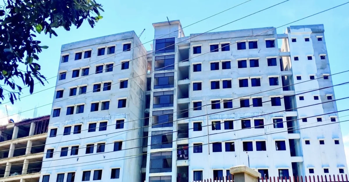 বাকৃবির বেগম খালেদা জিয়া হলের ১০ তলা ভবন