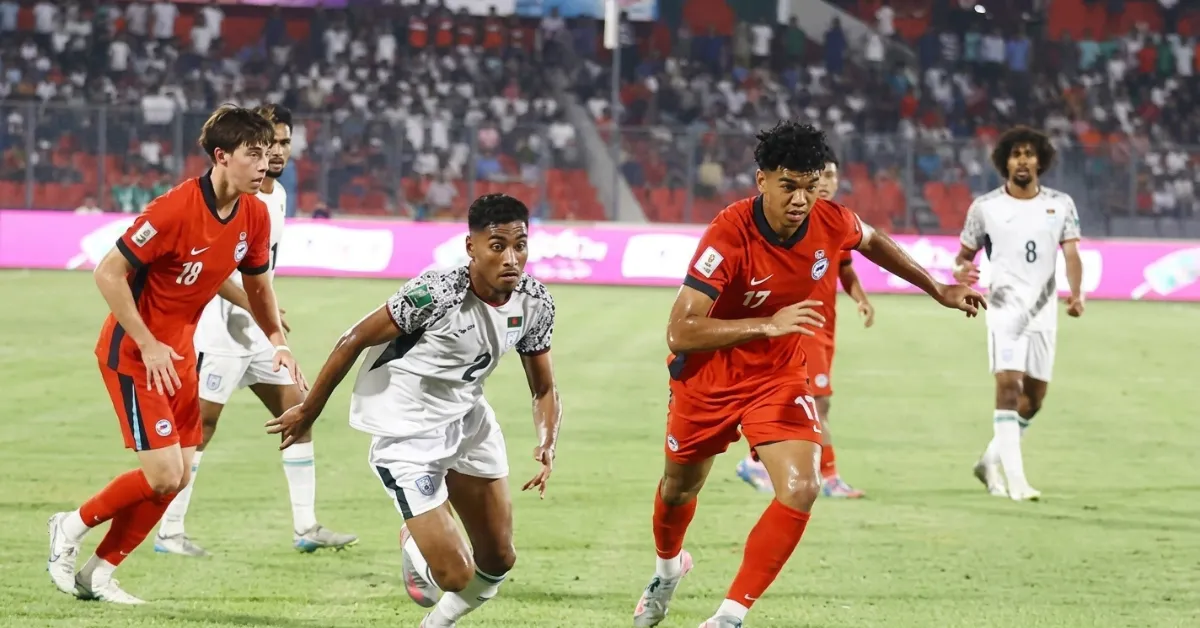 বাংলাদেশ বনাম সিঙ্গাপুর ফুটবল ম্যাচ