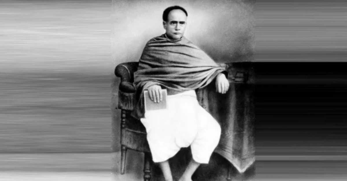 সমাজসংস্কারক ও বাংলা গদ্যের রূপকার ঈশ্বরচন্দ্র বিদ্যাসাগরের ঐতিহাসিক প্রতিকৃতি