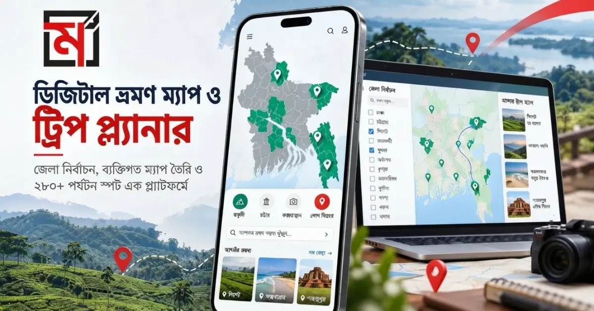 বাংলাদেশ ভ্রমণ ম্যাপ
