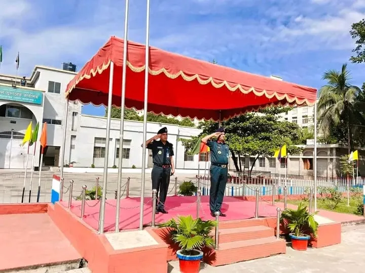 দিনাজপুর জেলা পুলিশের মাস্টার প্যারেড