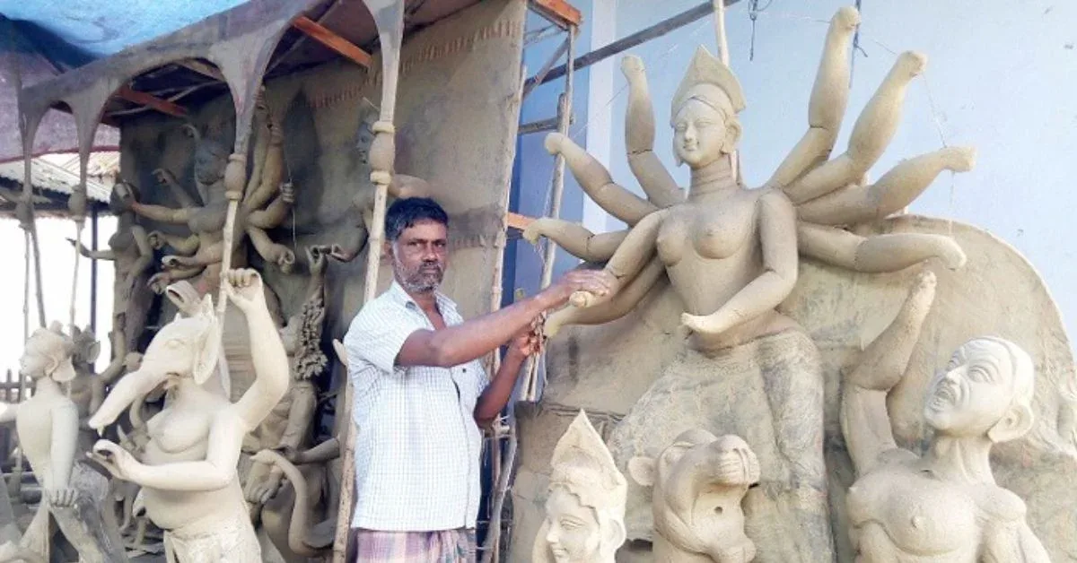 নওগাঁয় দুর্গাপূজা