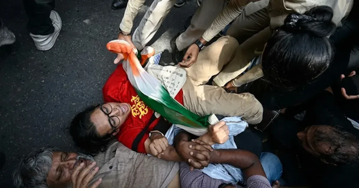 দিল্লিতে জ্ঞানেশ কুমারের পদত্যাগ দাবিতে আন্দোলন