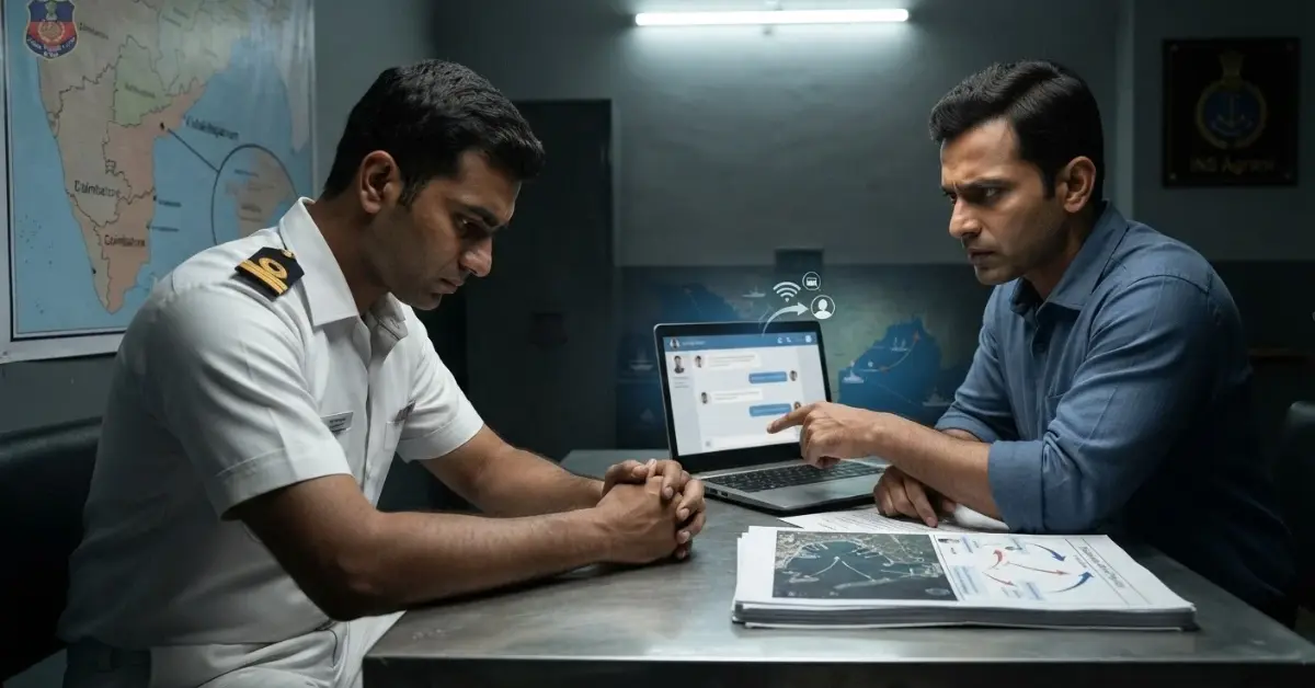 ভারতীয় নৌসেনা গ্রেপ্তার