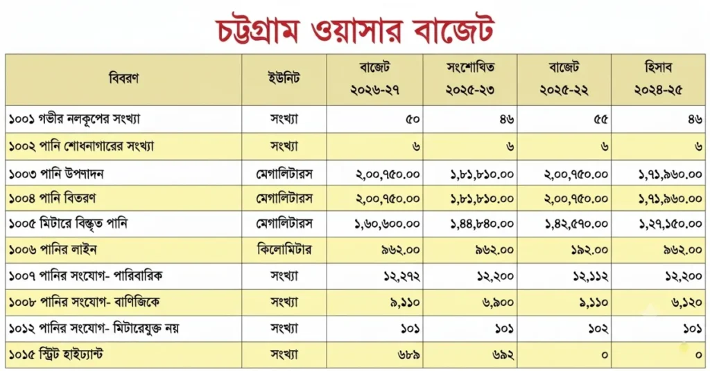 চট্টগ্রাম ওয়াসার পাইপলাইনে লিকেজ