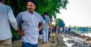 মৌলভীবাজারে বাঁধ সংস্কার কাজ বন্ধ